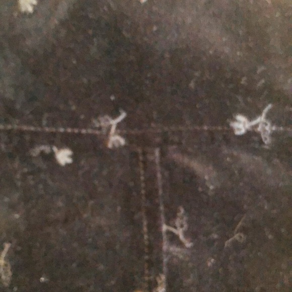 AT Denim Jacket —Black with Silver Tulips - Picture 8 of 14